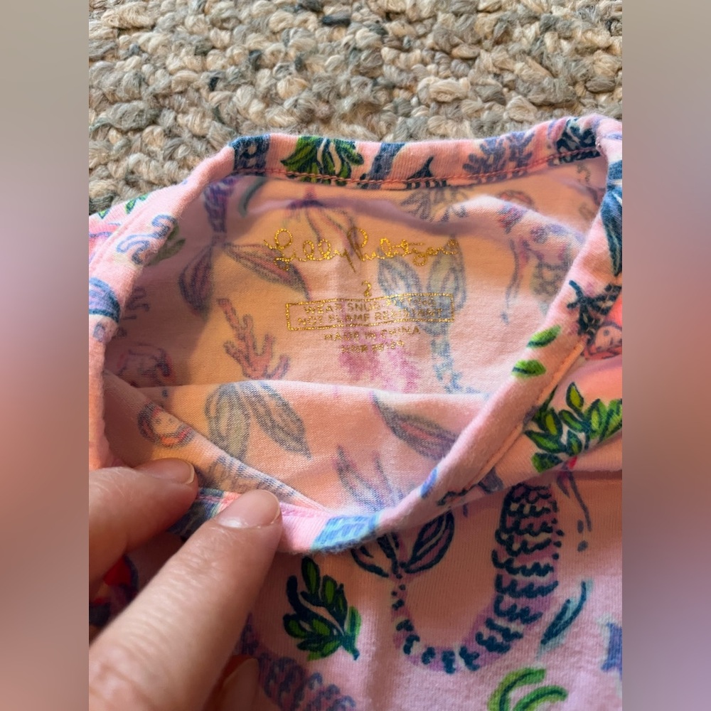 Lilly Pulitzer toddler pajama - Picture 3 of 3